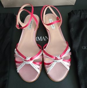 Giorgio Armani Women's Satin Strap Sandals